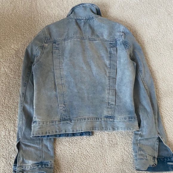 Free people crop denim jacket - Picture 4 of 6